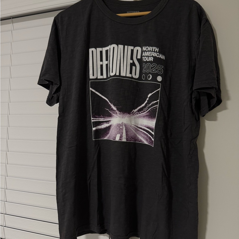 Deftones Black Graphic T-Shirt tour shirt size L